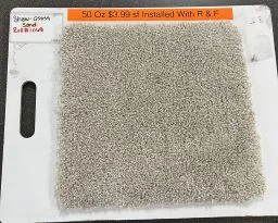 SHAW CARPET. $3.99/SF INSTALLED